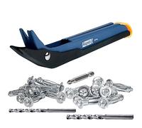 Rapid XP10 Hollow Wall Anchor Setting Tool, for M4 & M5 Cavity Wall Fixings, Drywall Plug Fixing Tool For Occasional Use, Metal Plasterboard Fixing Kit w.20 Hollow Wall Anchors (5001535)