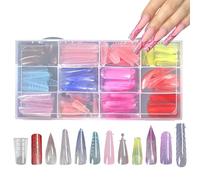 Rapiddry ABS Computational Intelligence Hoofs Multiple Color Recyclable Templates for Immediate Studio Manicuring At Home Nonallergenic ABS False Hoofs