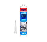 Rapide | All-Purpose Flexible Silicone Sealant Cartridge | Waterproof Mould Proof | 280ML (White)