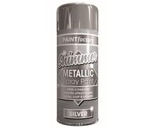Rapide All Purpose PF Metallic Spray Paint Silver Household, Car Plastic 200ml