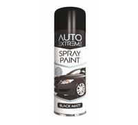 RAPIDE Auto Extreme AX Spray Paint Matt Black 250ML | Quick Drying, Petrol Resistant, Hard-Wearing | Ideal for Interior & Exterior Use | CFC-Free