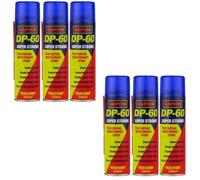 Rapide DP-60 Penetrating Maintenance Spray, Super Strong Multi-Purpose Lubricant, Rust Remover, Water Displacer, Loosens Stuck Parts, Protects & Cleans Metal Surfaces, 250ml (6 Pcs)