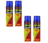 Rapide DP-60 Penetrating Maintenance Spray, Super Strong Multi-Purpose Lubricant, Rust Remover, Water Displacer, Loosens Stuck Parts, Protects & Cleans Metal Surfaces, 250ml (4 Pcs)