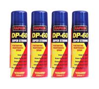 Rapide DP 60 Spray, Fast Acting Formula, Rust Removal, Easy Application, Long Lasting, Smooth Operation, Ideal for Mechanics, Technicians, DIY Users & Household Maintenance, 250ml (250 ml, Pack of 4)