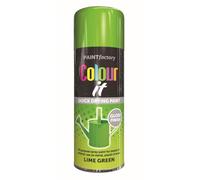 RAPIDE PF Colour It Spray Gloss Lime Green 400ML - Quick-Drying High-Performance Spray Paint | Ideal for Metal, Plastic, and Wood | Interior & Exterior Use