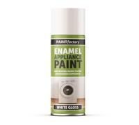 RAPIDE PF Enamel Appliance Paint White 400ML - Heat-Resistant Enamel Coating | Quick-Drying, Moisture Resistant, Non-Yellowing Gloss Finish | Rust Prevention & Washable