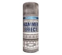 RAPIDE PF Hammer Effect Spray Paint Grey 400ML - Direct to Metal, All-in-One Primer, Undercoat & Top-Coat | Ideal for Rust-Free Metal Surfaces | Excellent Coverage & Adhesion