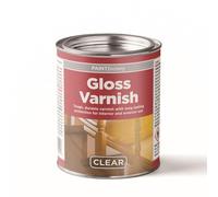 RAPIDE - PF Paint Factory Colour It Tin Varnish Gloss 300ML | Gloss Finish Varnish | Durable Brush-On Gloss Varnish for Interior & Exterior