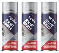 RAPIDE SILICONE SEALANT REMOVER FAST ACTING AEROSOL SPRAY 250ML X 3