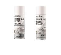 Rapide Spray & Seal Leak Fix Stop Sealant, Gutters, Pipes, Walls & Cracks, Flexible Leak Repair Aerosol for Indoor & Outdoor Use, Quick Dry Protective Coating, 300ml (2 pcs)
