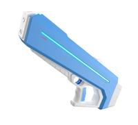RapidJet Pro - Electric Pulse Water Gun, Automatic One-Button Refill, 7 Kind of LED Lighting Effects, 10 Meters Long Range Squirt Guns, Summer Outdoor Toys for Adults & Kids (Blue)