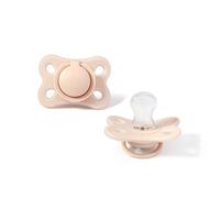 RapidSoother 2-pack of Dummies Beige 0-6 Months - Nuby UK