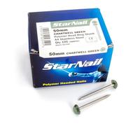 Rapierstar StarNail Polymer Headed Nails Ring-Shank - 50mm, Chartwell Green