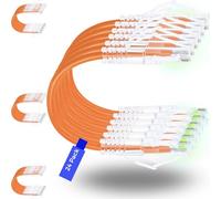 Rapink Patch Cables Cat6/ Cat6a 0.5ft (24 Pack) Slim, Cat6a Ethernet Patch Cable 10G Support, Snagless Cat 6 Patch Cable for Patch Panel to Switch, Flexiable Cat6 Ethernet Cable Orange