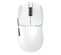 RAPIQUE Ultra-Light Wireless Mouse - 53 g Featherweight, Silent Click, Dual Mode Bluetooth 5.1 & 2.4 GHz, Side Buttons, USB-C Recharge, Adjustable 800-1600 DPI, Laptop/Windows/iPad/MacBook/PC(White)
