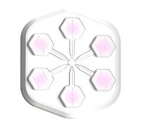 RAPLONC 2024 NEW OnePunch Boxing, V3 Music Boxing Machine Wall Mount, Bigger Panel Electronic Music Workout Machine with Boxing Gloves, Wall for Home Exercise Machine,Release Stress,White