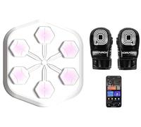 RAPLONC Onepunch Boxing PRO3.0, Full LED Boxing Machine, Electronic Music Workout Machine, Punching Game Machine,White