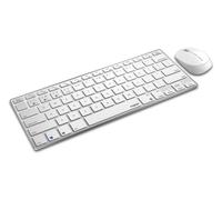 Rapoo 9000M keyboard Mouse included Universal USB + Bluetooth QWERTY White