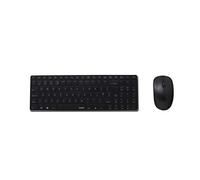 Rapoo 9300M Multi-mode Wireless Ultra-slim Desktop Combo Set - Black (QWERTY)