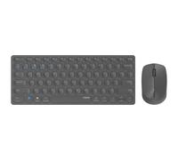 Rapoo 9600M Wireless multimode Blade Combo Set, QWERTY US - Dark Grey