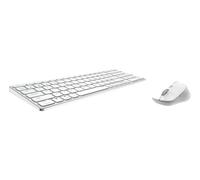 Rapoo 9700M keyboard Mouse included Universal USB + Bluetooth QWERTY White