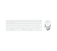 Rapoo 9750M clavier Souris incluse RF sans fil + Bluetooth QWERTZ Allemand Blanc