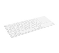 Rapoo E900T Portable Wireless Keyboard with Touchpad, Multi-Device HTPC Keyboard for PC-connected TV/Tablet/Steam Deck/Gaming Console/Raspberry Pi/Mini PC - Support Touch Gestures for Windows & Mac