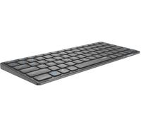 Rapoo E9600M keyboard Universal USB + Bluetooth QWERTY Dark Grey