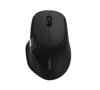 Rapoo I Silent Wireless Mouse, Multi-Mode Ergonomic, Black | MT560, Computer Mouse 3200 dpi, Rechargeable Battery