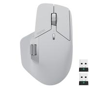 Rapoo MT760 PRO Wireless Mouse, NearLink + Bluetooth 5.0 Multi-Device, 12K DPI, 2K Polling, Ergo for Work & Gaming, 11 Programmable Buttons, On-Board Memory, Quiet Clicks, USB-C, 120 Days Battery Life