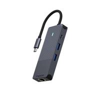 Rapoo UCM-2004 interface cards/adapter HDMI, RJ-45, USB 3.2 Gen 1 (3.1 Gen 1), USB Type-C