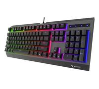 Rapoo V52S Gaming Backlit Membrane Keyboard - Black (QWERTY)