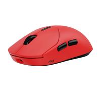 RAPOO VT2 MAX Wireless Gaming Mouse, True 8K Wireless Polling Rate, 53g Lightweight, Up to 750 Hr Battery, Nordic nRF54L15 MCU, 120-Million Optical Switch, 10 Programmable Buttons, Macro Enabled - Red