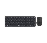 Rapoo Wireless Keyboard and Mouse Combo, Blade-Series E9310M 99-Key Ultra-Thin Keyboard and M300G Silent Mouse, Support 4 Devices, Quiet, Compact, Battery Powered, for Windows/Mac/Linux/Chrome