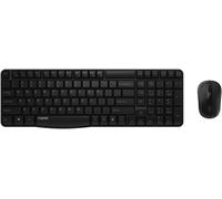 Rapoo X1800S clavier Souris incluse RF sans fil QWERTZ Allemand Noir