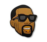RAPPER - Charms For Crocs/Shoes - PVC - Kanye West Glasses - MEME - MUSIC