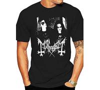 Rapper Cotton T Shirt Mayhem Deathcrush T-Shirt Men Fashion Cotton T-Shirt Hip Hop Tees Tops Oversized Top Black Black