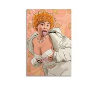 Rapper Ice Spice 2 Poster Decorative Painting Canvas Wall Posters And Art Picture Print Modern Family Bedroom Decor Posters 24x36inch(60x90cm)