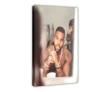 Rapper Jason Derulo Poster Canvas Poster Wall Art Decor Print Picture Paintings for Living Room Bedroom Decoration 12x18inch(30x45cm)