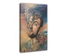 Rapper Mac Miller Poster 12 Canvas Poster Wall Art Decor Print Picture Paintings for Living Room Bedroom Decoration Frame-style 08x12inch(20x30cm)