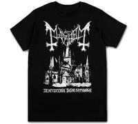 Rapper Mayhem Death Metal Cool T Shirt Men Tee Shirts 2022 Summer Short Sleeve Fashion Cotton Tees Tops Size XXL Black