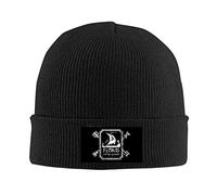 Rapper Men's Floki's Shipyard Pirate Graphic Vikings Unisex Winter Knit Beanie Hat Black