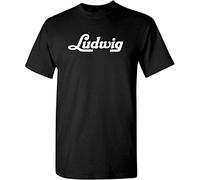 rappor Ludwig Drums Music Instrument T Shirt Black XL