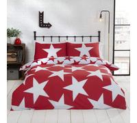 Rapport All Stars Starry Red Duvet Cover Set