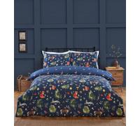 Rapport Autumn Forest Animal Print Design Reversable Duvet Cover Set