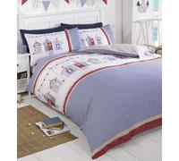 Rapport Beach Huts Seaside Duvet Cover Set