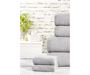 Rapport Belle Maison Waffle Cotton 6 Piece Towel Bales