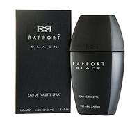 Rapport Black Eau de Toilette Spray, Aromatic and Woody Every-Day Fragrance for Him, 100ml