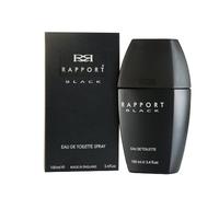 Rapport Black Eau de Toilette Spray 100ml Mens Fragrance Fresh Woody Scent