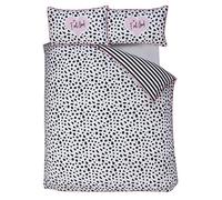 Dalmatian Black Duvet Set - King, Black